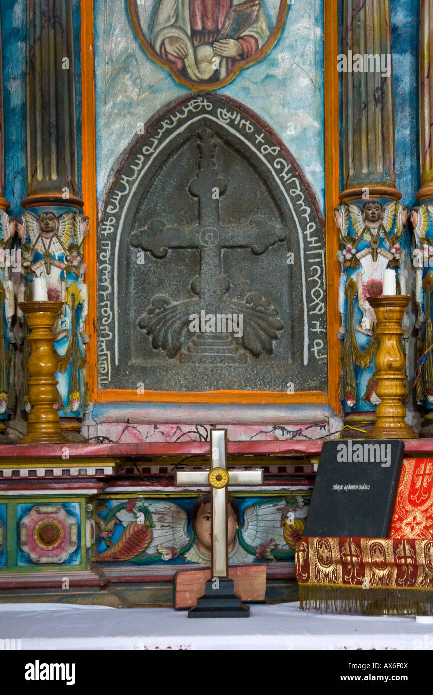 Valiapally syrische orthodoxe christliche Kirche in Kottayam, Indien Stockfoto