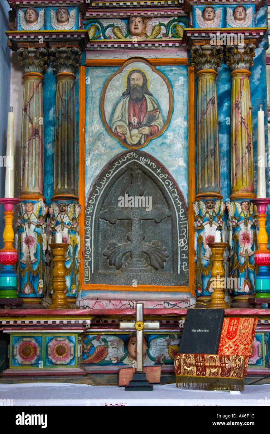 Valiapally syrische orthodoxe christliche Kirche in Kottayam, Indien Stockfoto