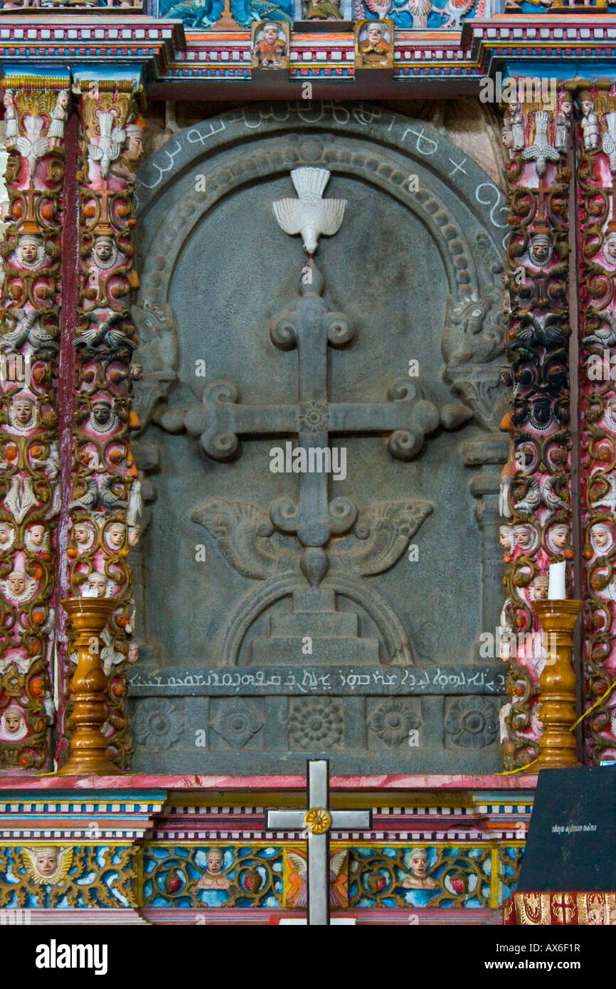 Valiapally syrische orthodoxe christliche Kirche in Kottayam, Indien Stockfoto