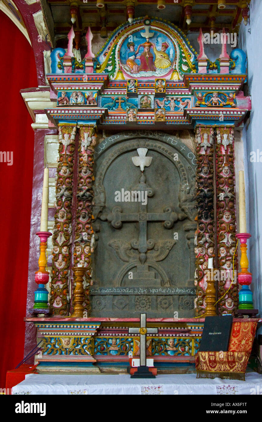 Valiapally syrische orthodoxe christliche Kirche in Kottayam, Indien Stockfoto