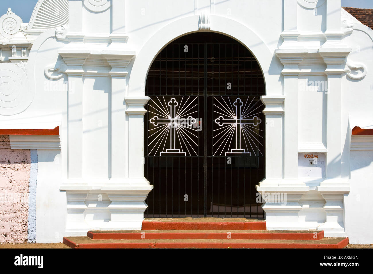 Cheriapally oder orthodoxe Kirche St. Maria in Kottayam, Indien Stockfoto