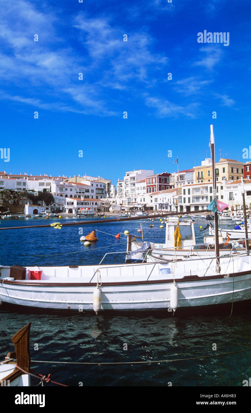 Cales Fonts Marina, Menorca Balearen. Spanien. Stockfoto