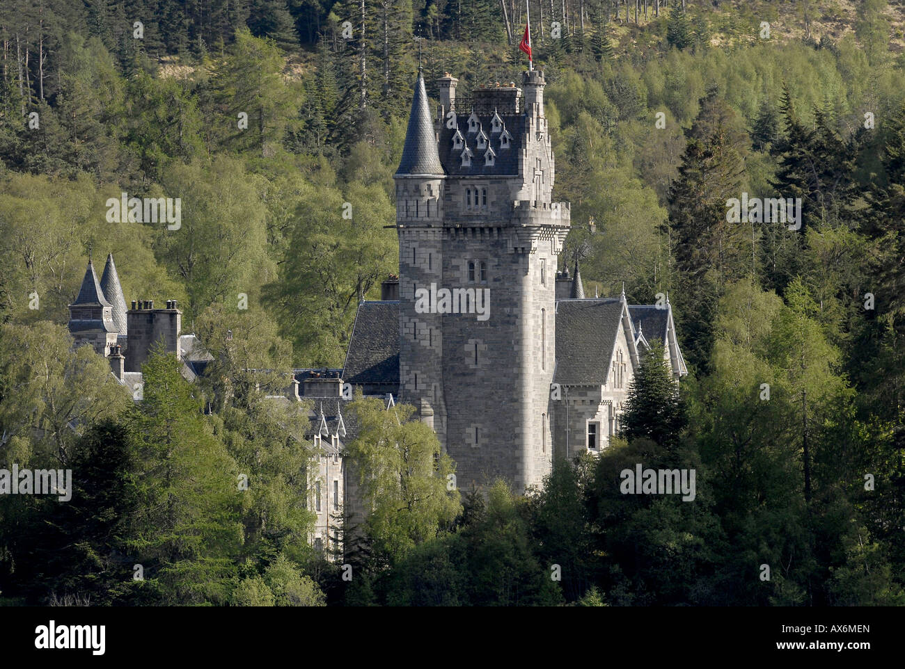 Ardverikie Haus Baujahr 1870 im schottischen baronial Stil ist eines der besten privaten Häuser in den schottischen highlands Stockfoto