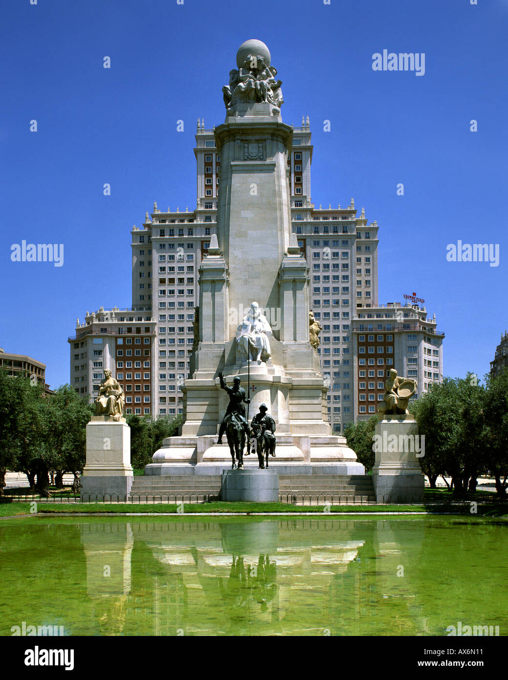 ES - MADRID: Plaza de Espana Stockfoto