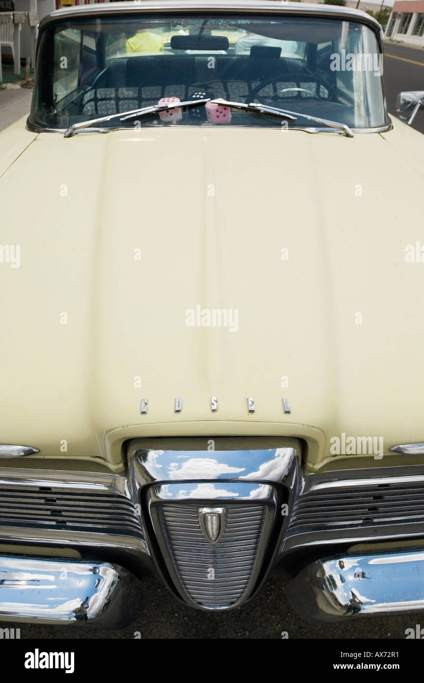 Klassische 1958 Ford Edsel, Seligman, Route 66, Arizona, USA Stockfoto