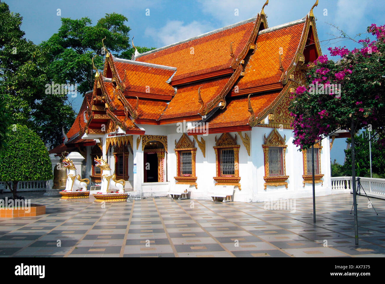 Wat Phra, die Doi Suthep Museum Chiang Mai Thailand Stockfoto