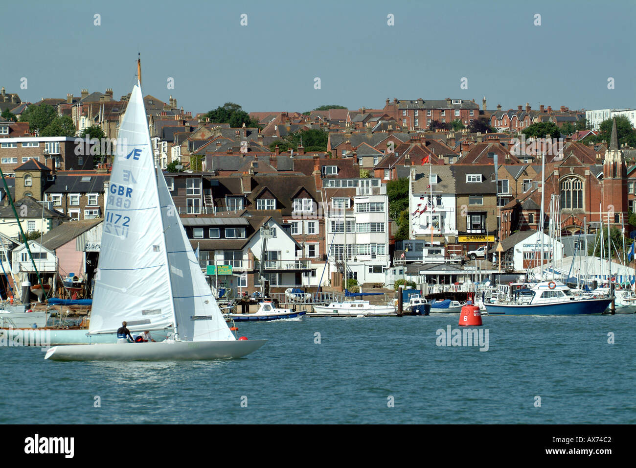 Yachting Cowes Isle Of Wight Südengland UK Stockfoto