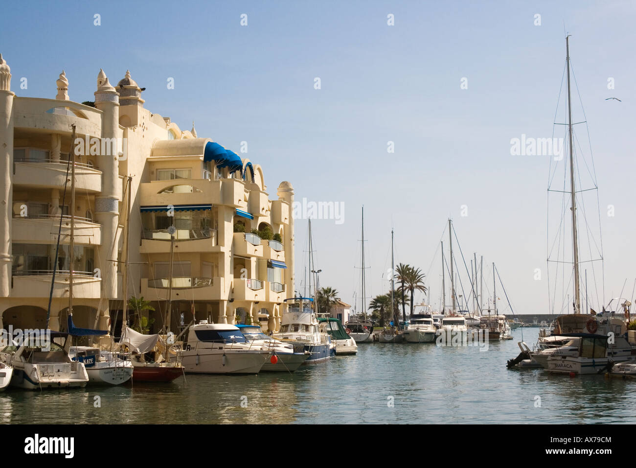 Puerto Marina Benalmadena Costa Costa del Sol Malaga Provinz Spanien Stockfoto