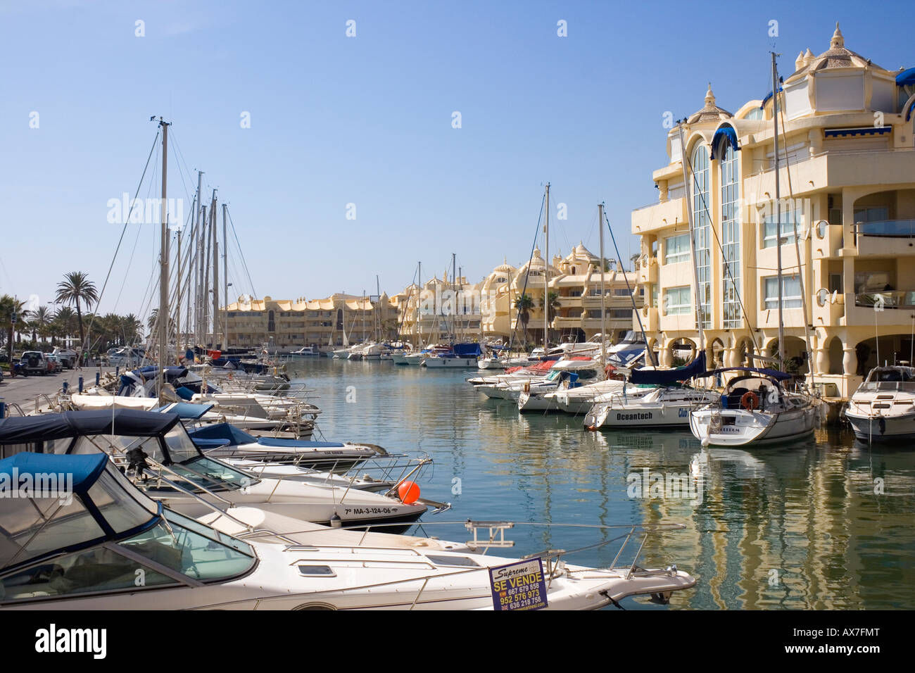 Puerto Marina Benalmadena Costa Costa del Sol Malaga Provinz Spanien Stockfoto