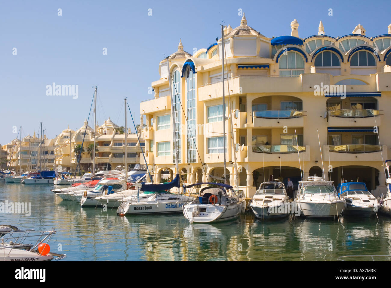 Puerto Marina Benalmadena Costa Costa del Sol Malaga Provinz Spanien Stockfoto