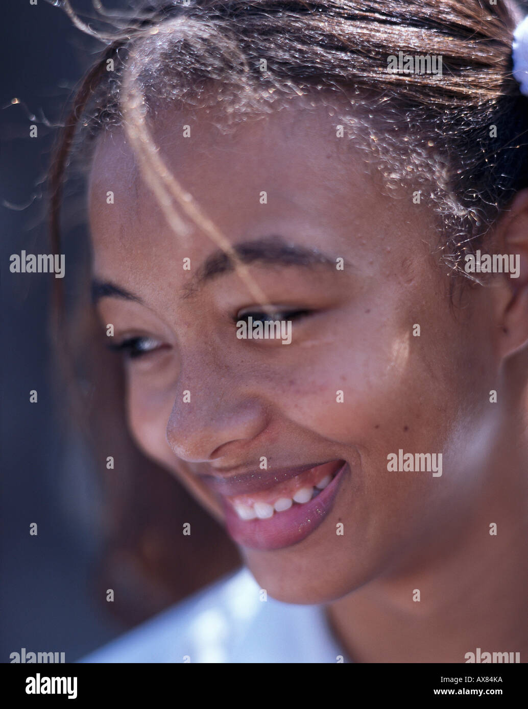 Porträt eines Mädchens, Kapverdische Inseln, Afrika Stockfoto