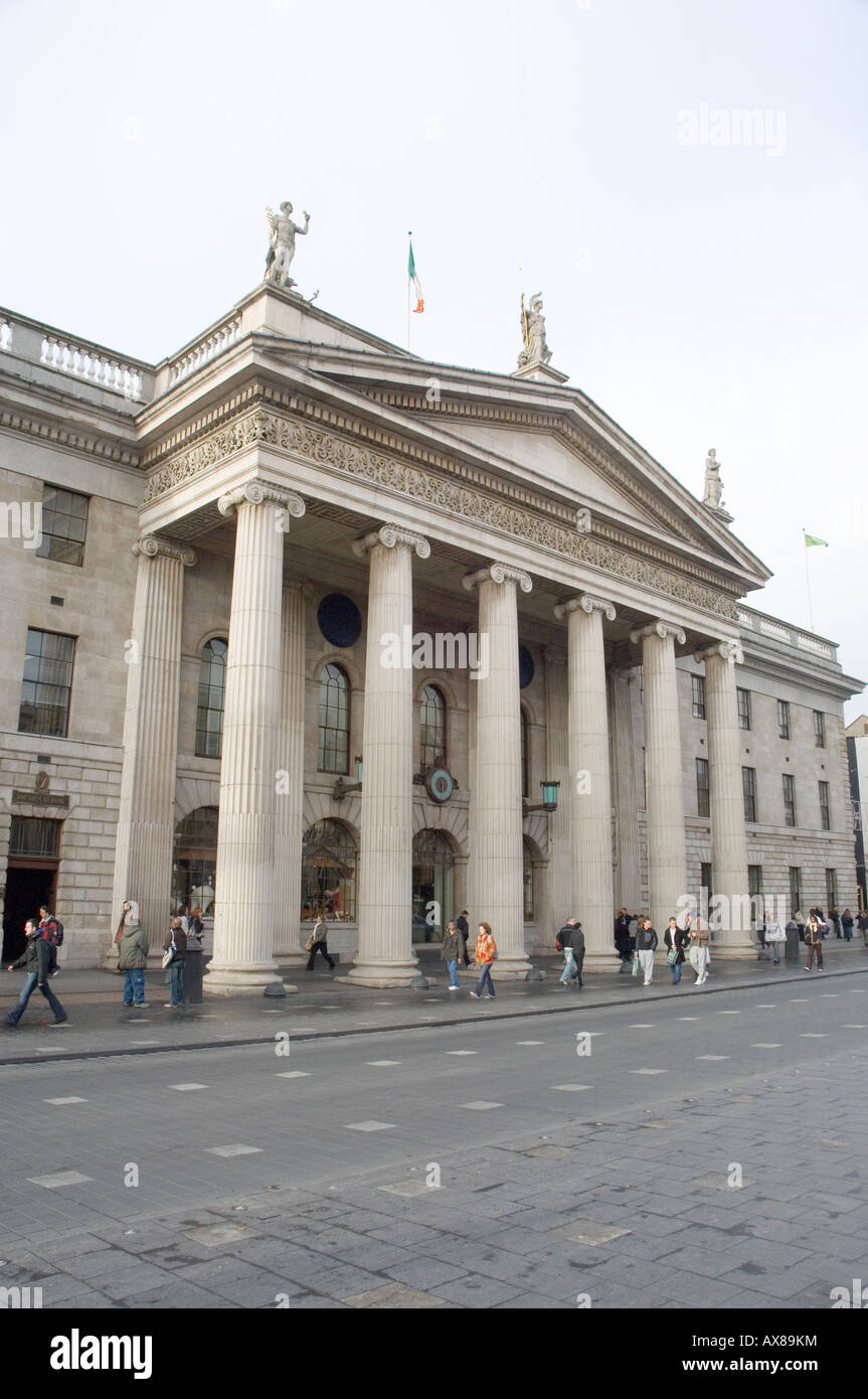 Das General Post Office an der O' Connell Street in Dublin Irland Stockfoto