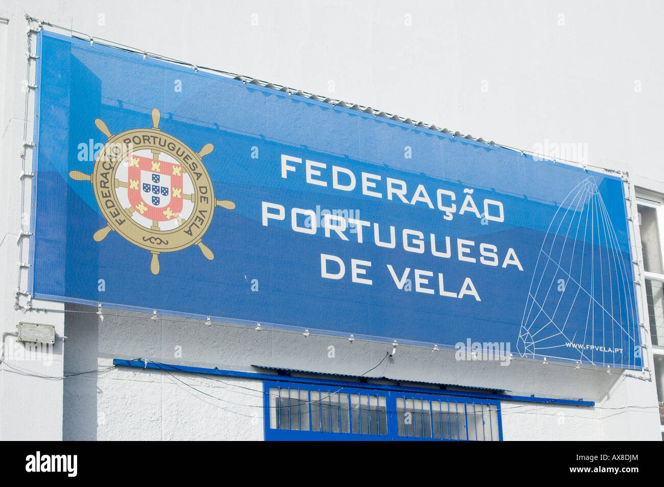 Federacao Portuguesa De Vela Zeichen Stockfoto