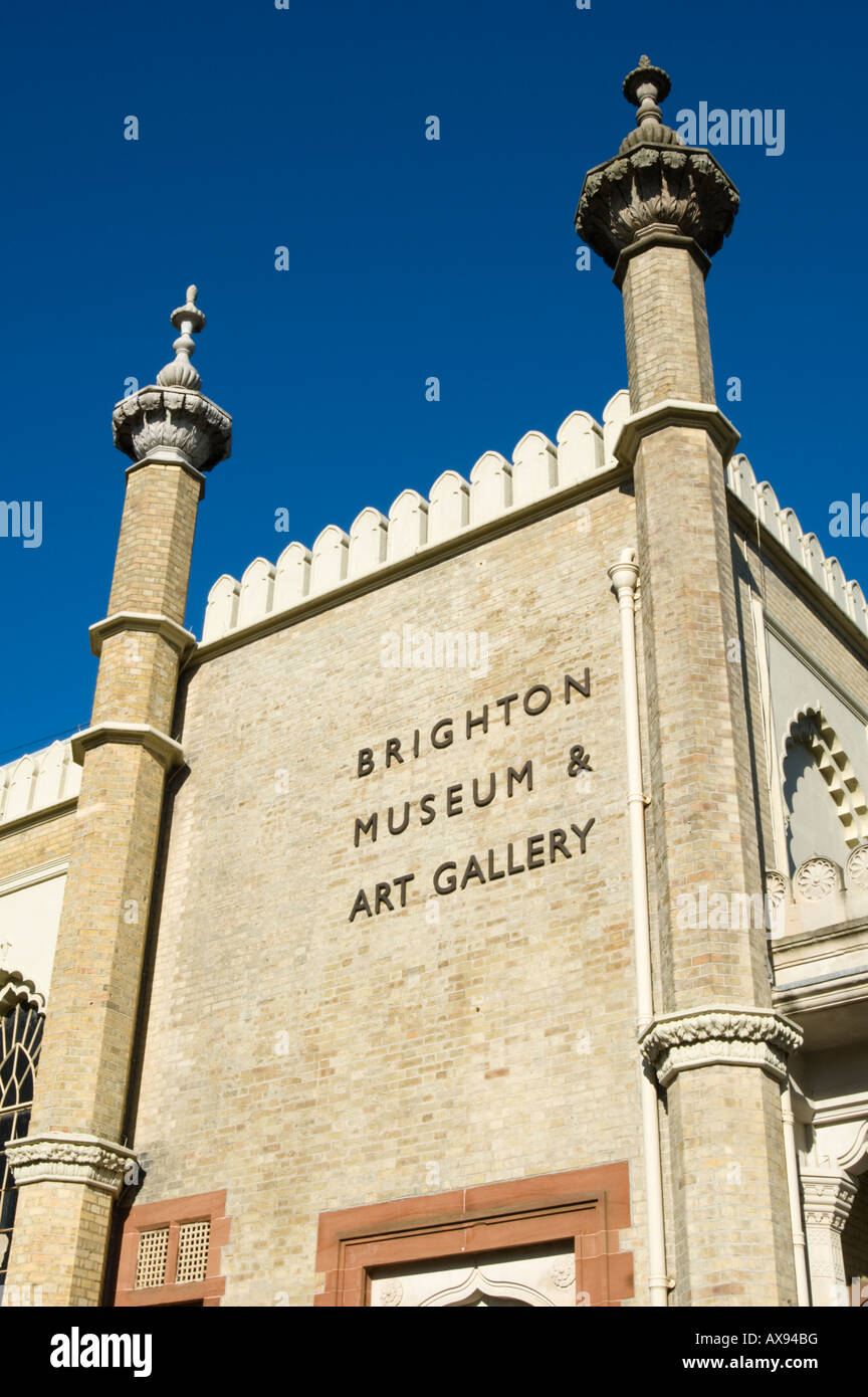 Brighton Museum & Kunstgalerie Stockfoto