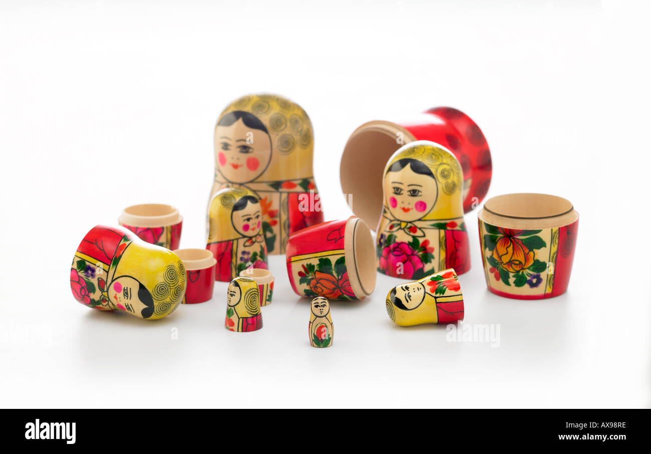 Russische Puppen Stockfoto