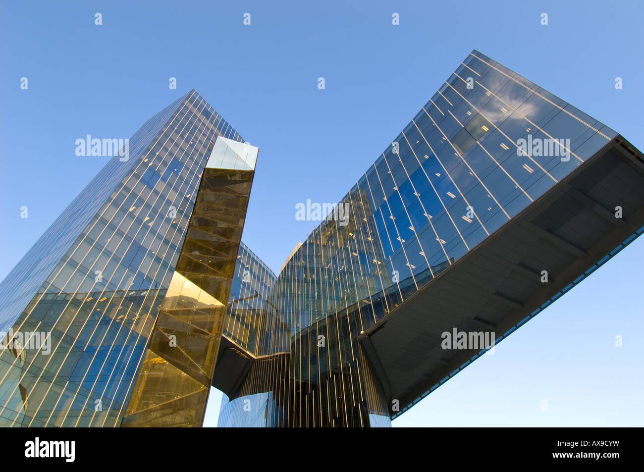 Modernes Gebäude auf C Dr Aiguader Barcelona Catalunya Spanien Stockfoto