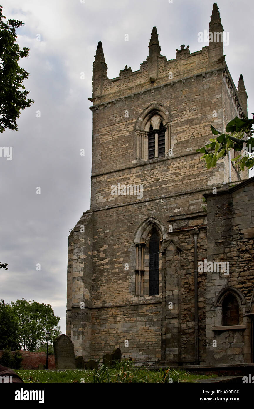 Pfarrei Kirche St Mary Barton auf Humber Stockfoto