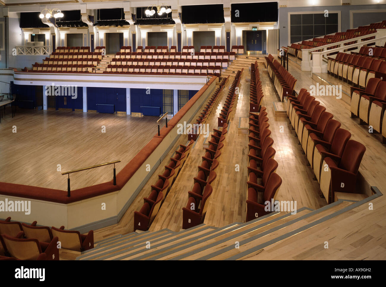 De Montfort Hall, Leicester, England, UK Stockfoto