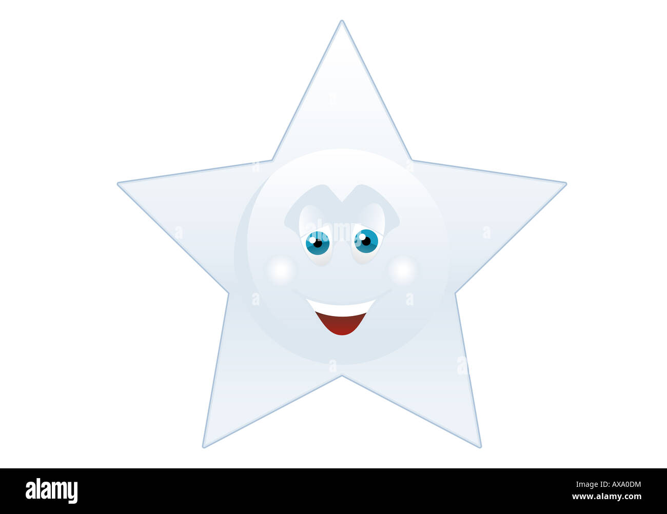 Happy Star Stockfoto