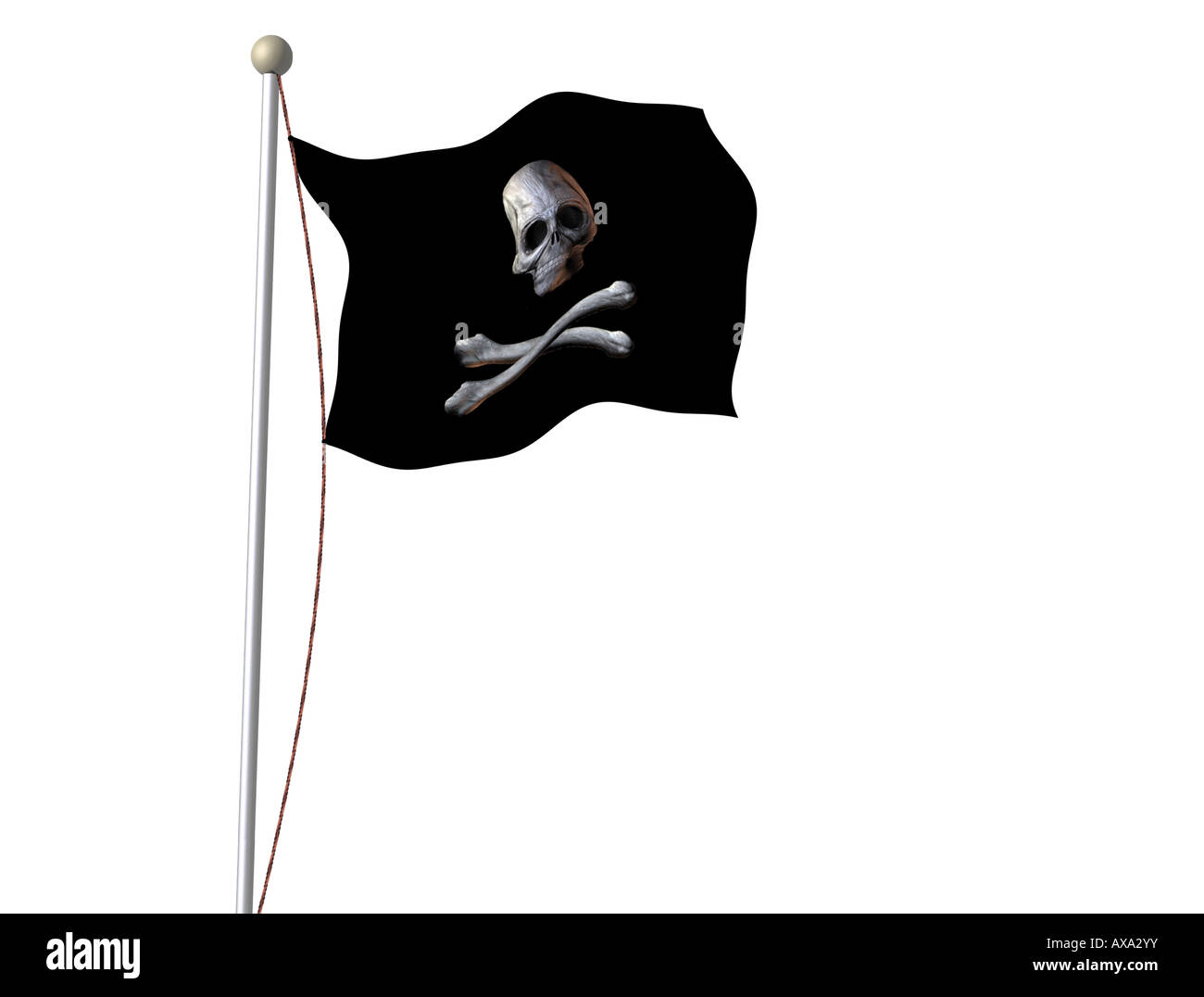 Piratenflagge Stockfoto