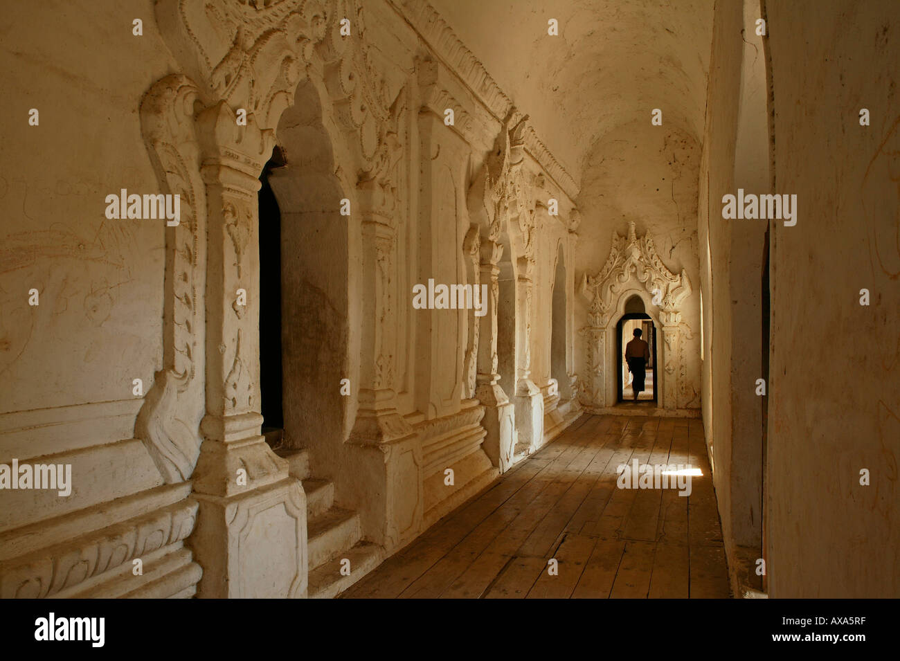 Mir Nu Ziegel Kloster, Ava, Myanmar, Burma Stockfoto