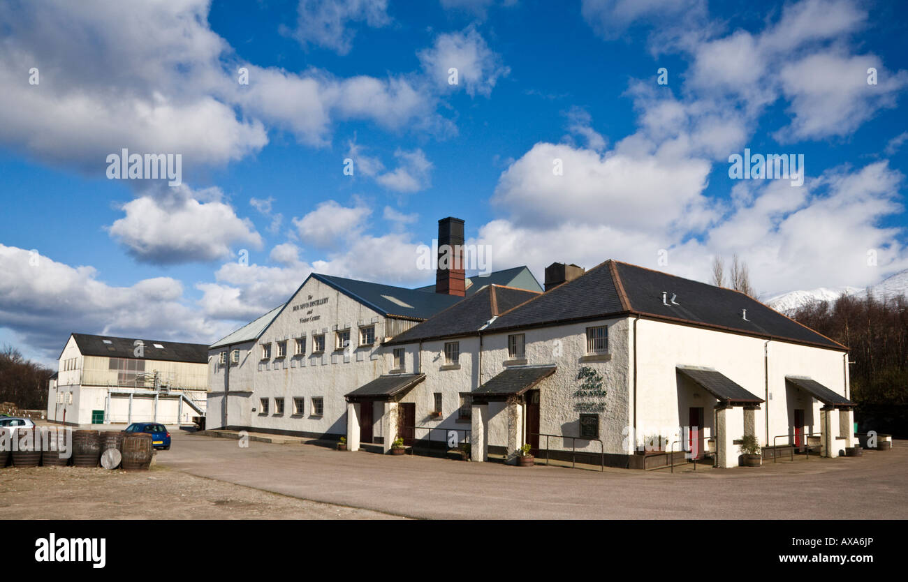 Die Ben Nevis-Whisky-Destillerie Fort William, Schottland. Stockfoto