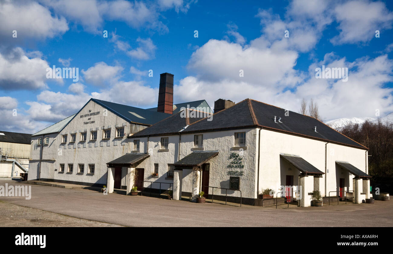 Die Ben Nevis-Whisky-Destillerie Fort William, Schottland. Stockfoto