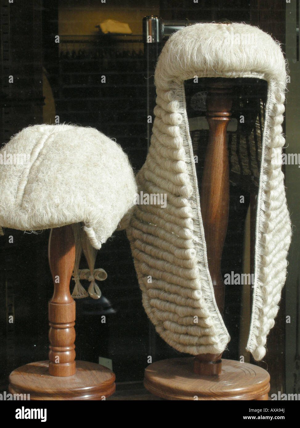 UK Perückenmacher für die Law Society in Lincolns Inn London Foto von Julio Etchart Stockfoto