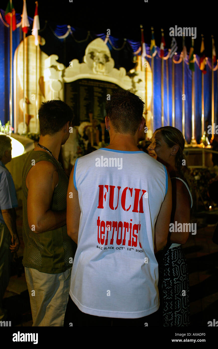 Denkmal für die 202 Menschen getötet in den 2002 Bali Nacht Club Bombenanschläge Indonesien Stockfoto