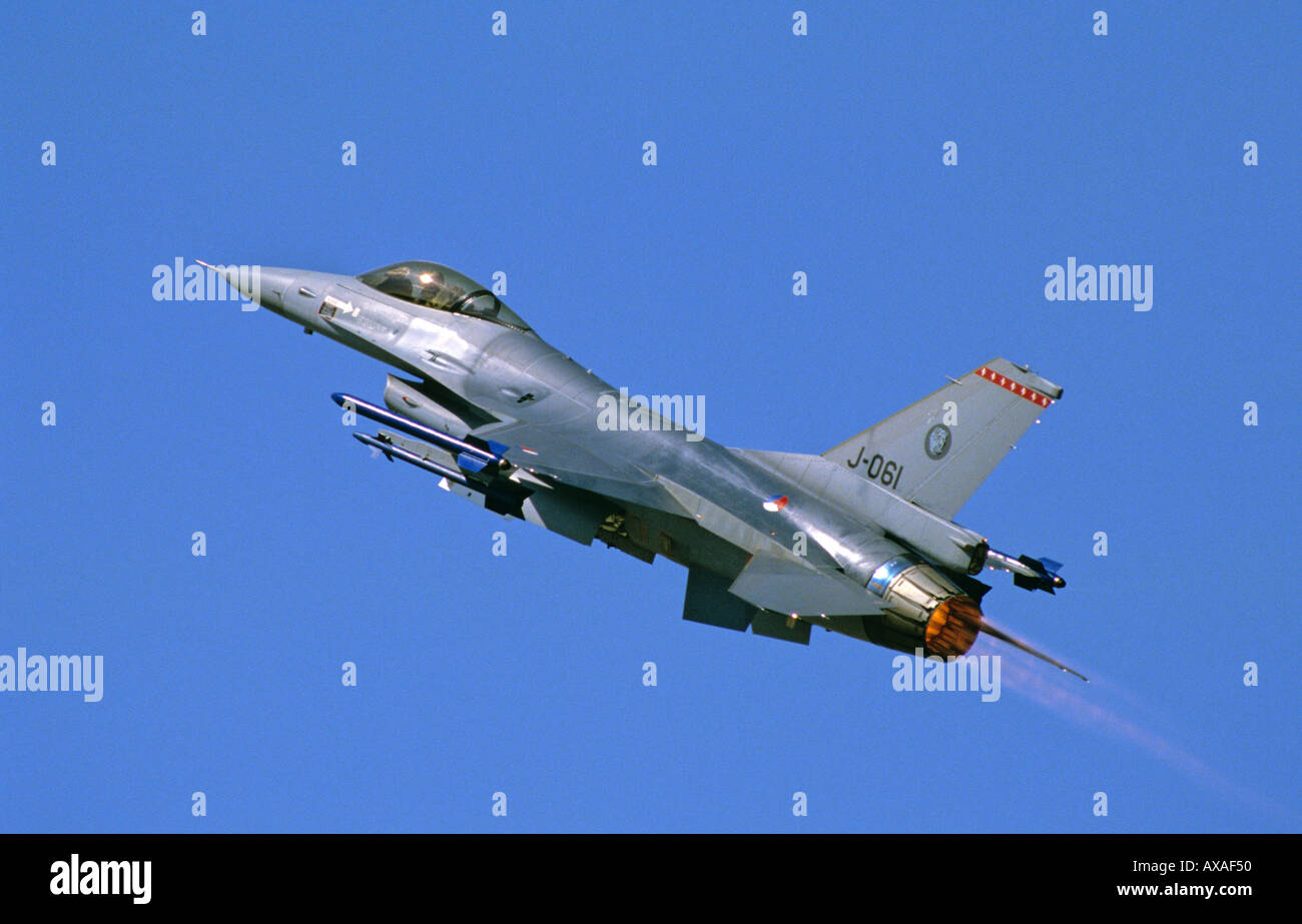 F-16 Fighting Falcon von königliche niederländische Luftwaffe Stockfoto