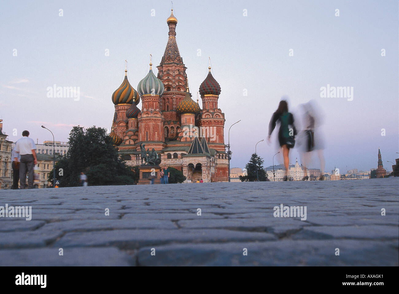 Basilius Kathedrale, die Kathedrale des Schutzes der Allerheiligsten Gottesgebärerin auf dem Graben, Moskau, Russland Stockfoto