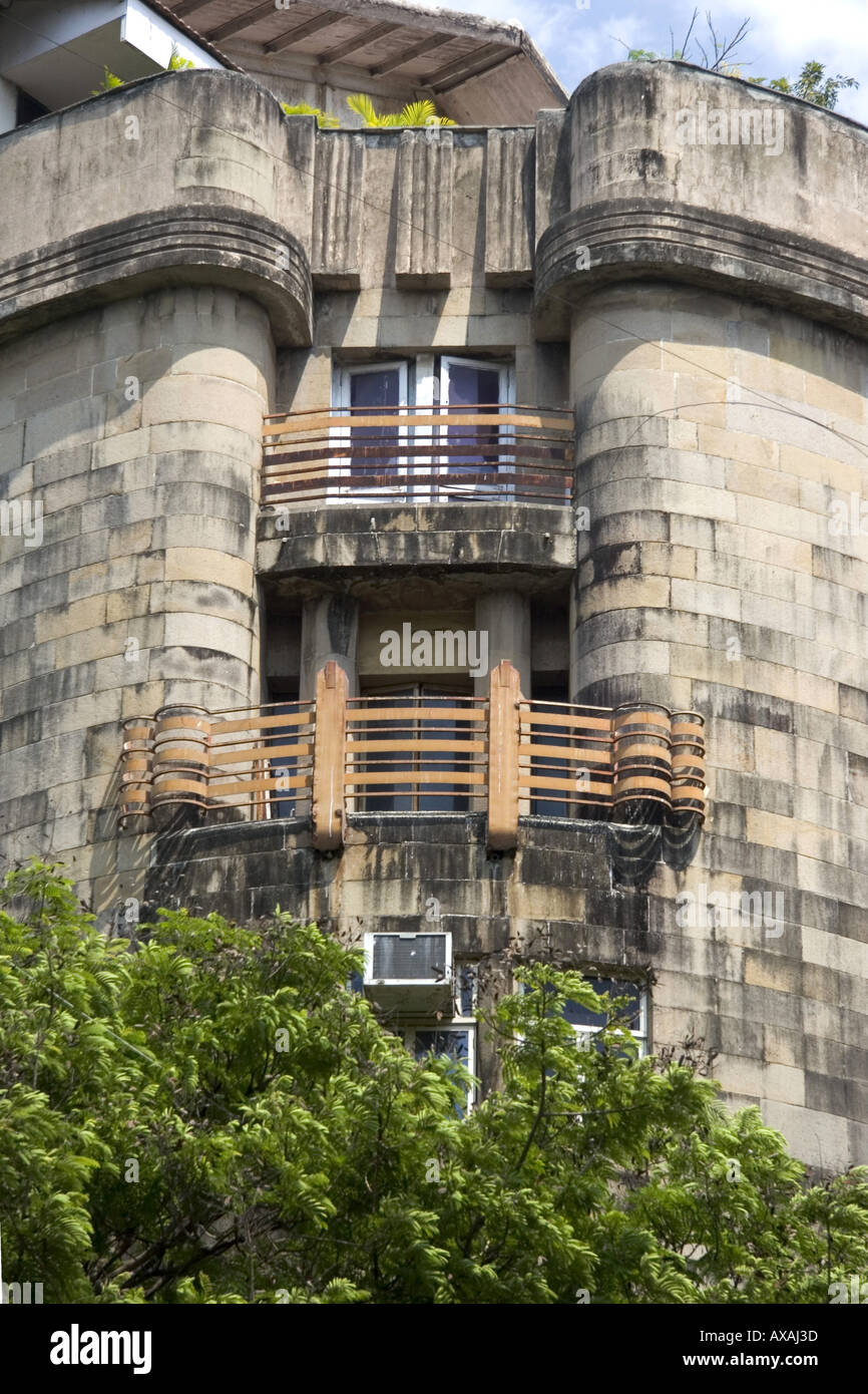 ART-DECO-Erbe Gebäude PM Straße Bombay jetzt Mumbai Maharashtra Indien Stockfoto