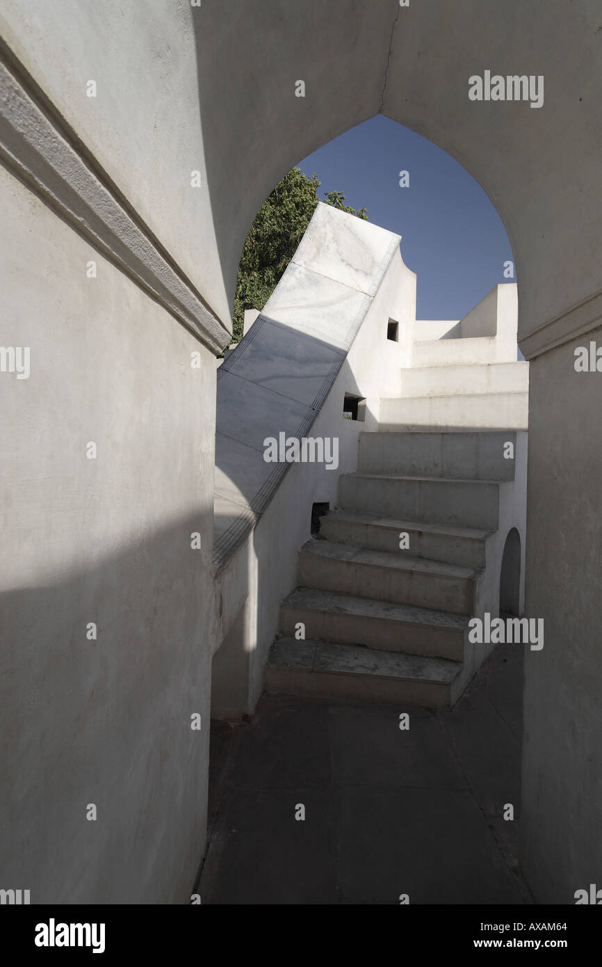 AAD73195 Jantar Mantar für Astronomie 18. Jahrhundert Open-Air Observatorium Ujjain Madhya Pradesh, Indien Stockfoto