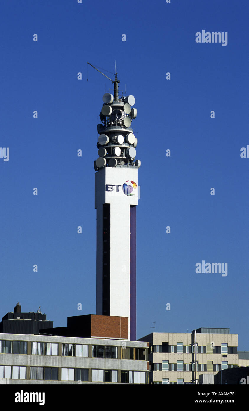 BT-Telecom Tower, Birmingham, West Midlands, England, UK Stockfoto