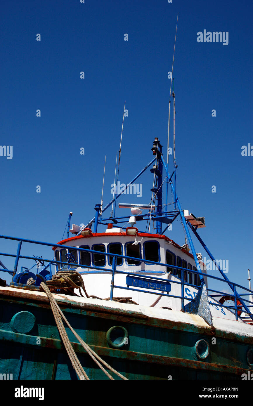 Fischtrawler angedockt an der West Kai V & eine Waterfront Kapstadt westlichen Kapprovinz in Südafrika Stockfoto