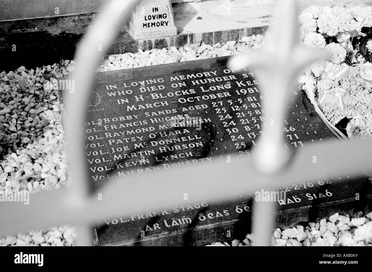 Hungerstreikenden Denkmal Belfast Stockfoto