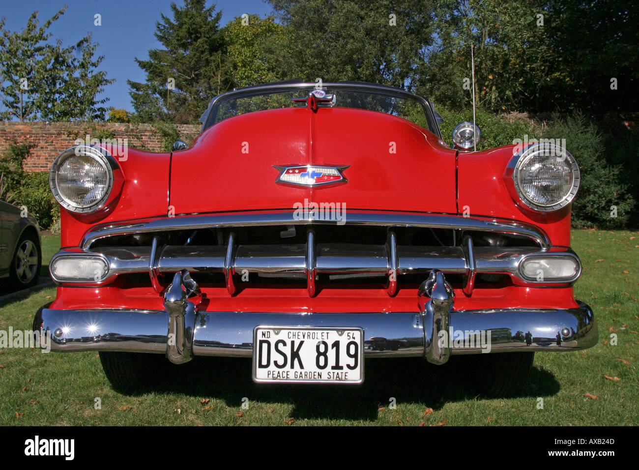 1954 roten Chevrolet Stockfoto