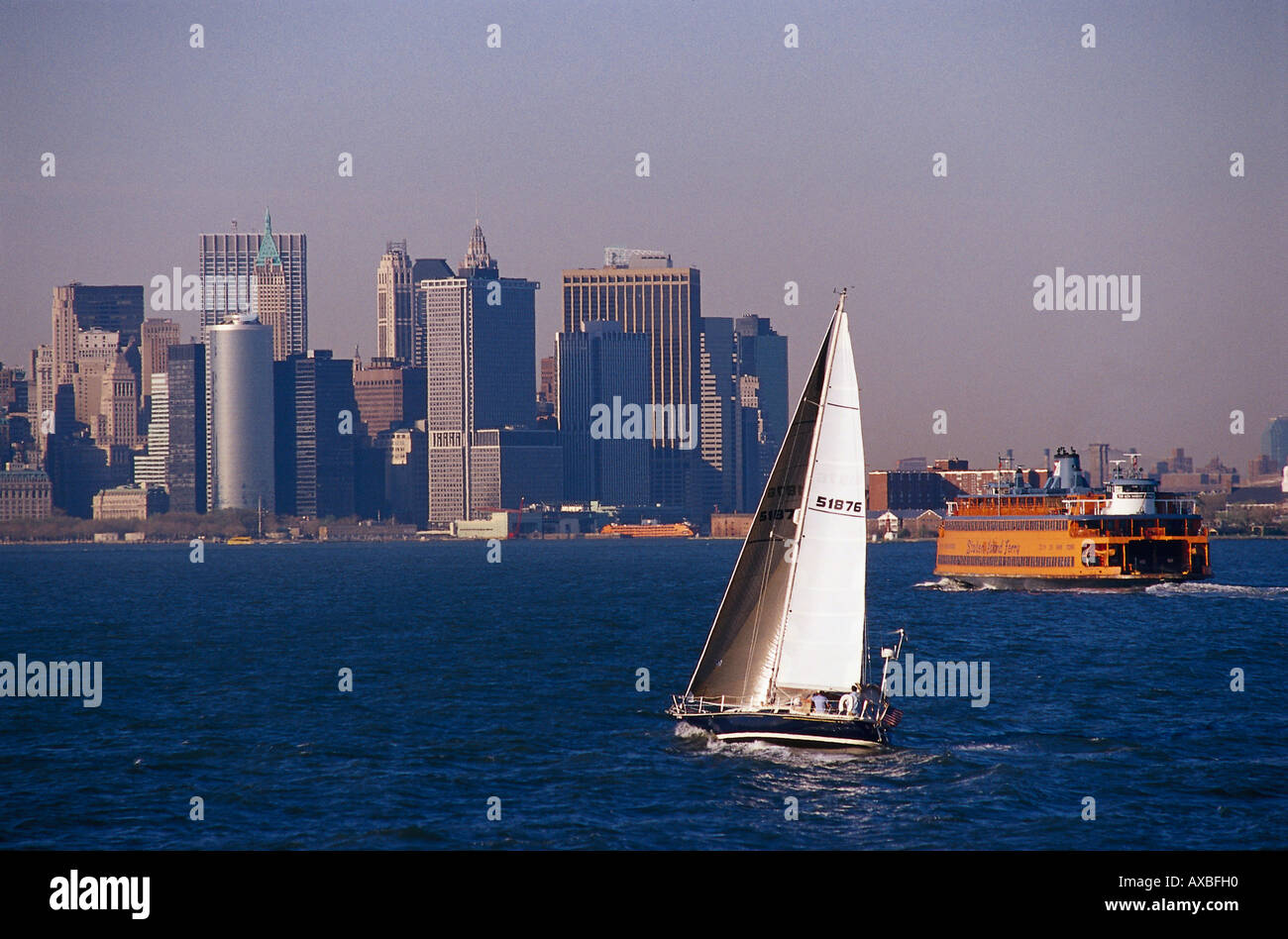 Die Innenstadt von Manhattan, New York USA Stockfoto
