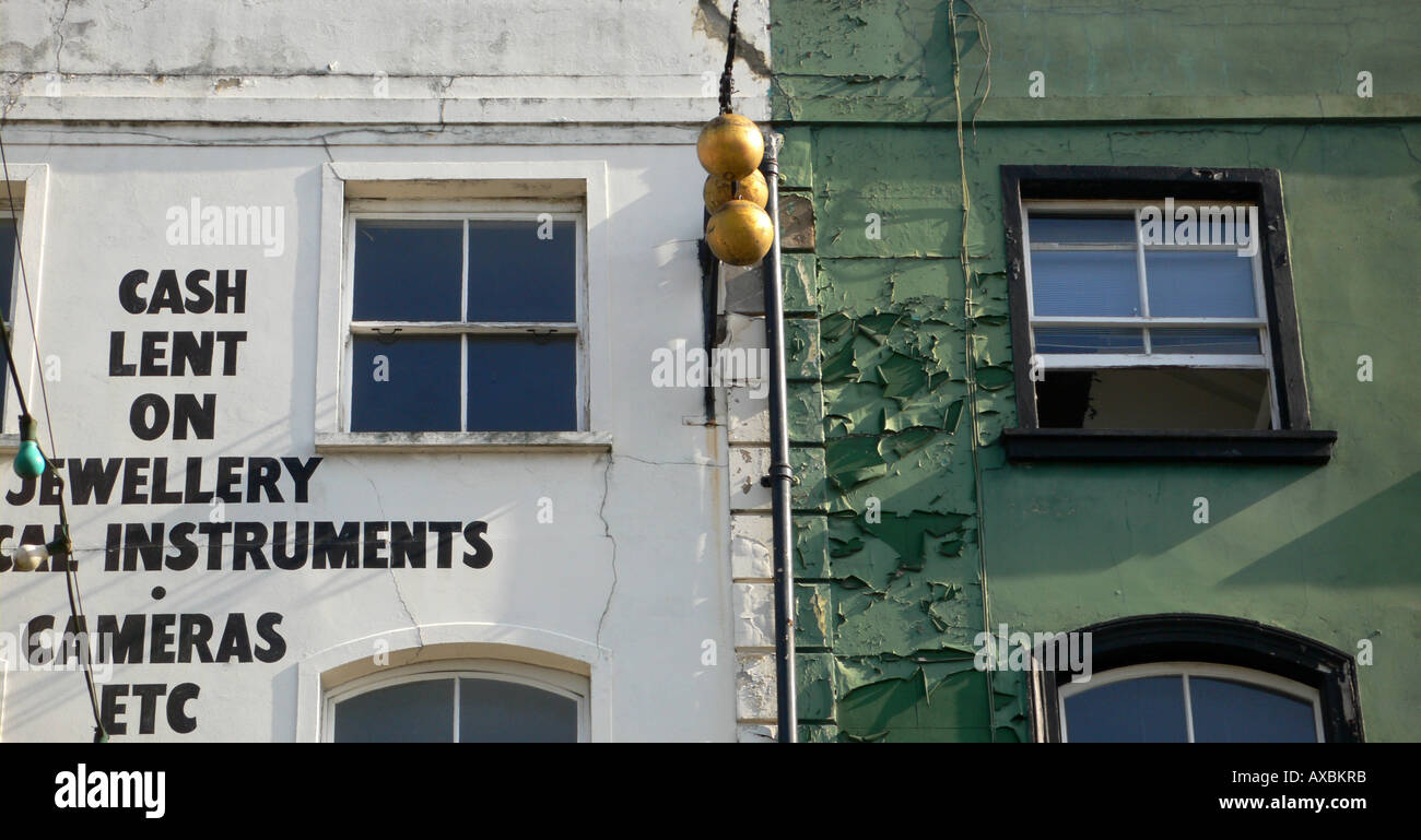 Pfandleiher Portobello Road Notting Hill London England UK Stockfoto