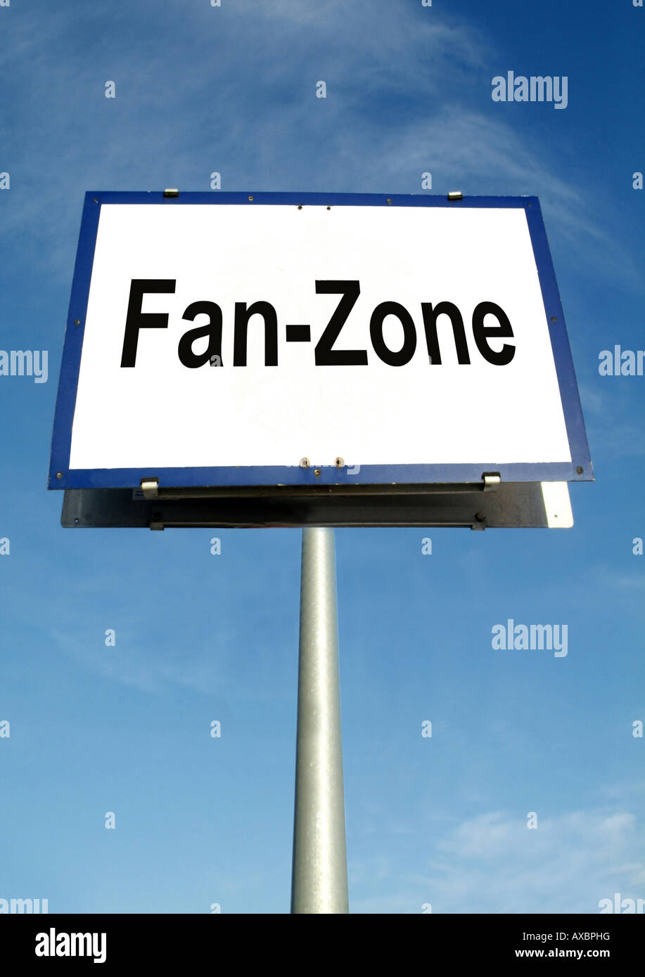 Fan-zone Stockfoto