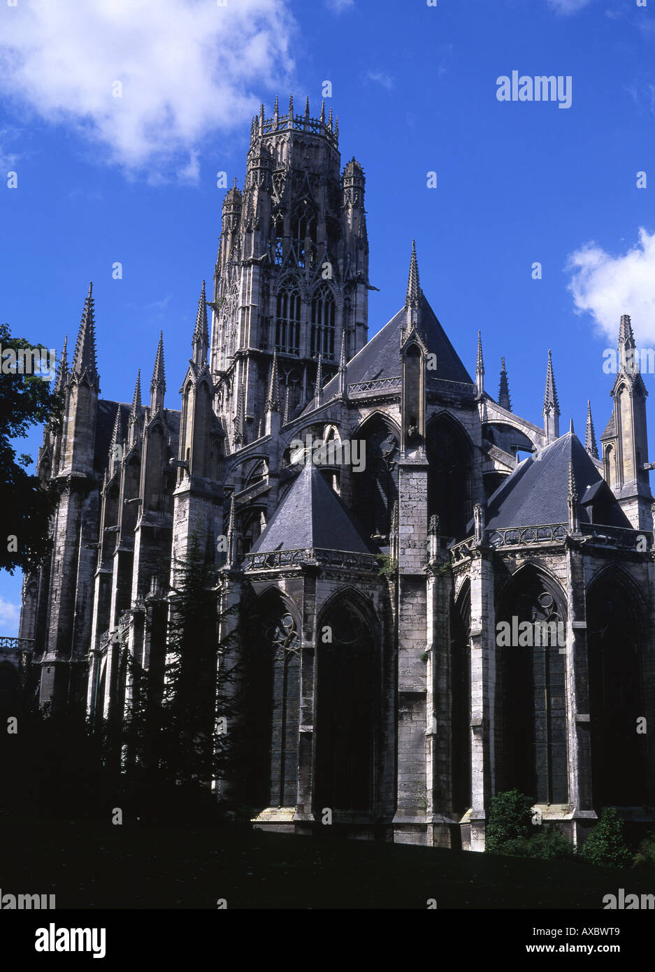 Abtei Kirche von St-Ouen Rouen Seine-Maritime Normandie Frankreich Stockfoto