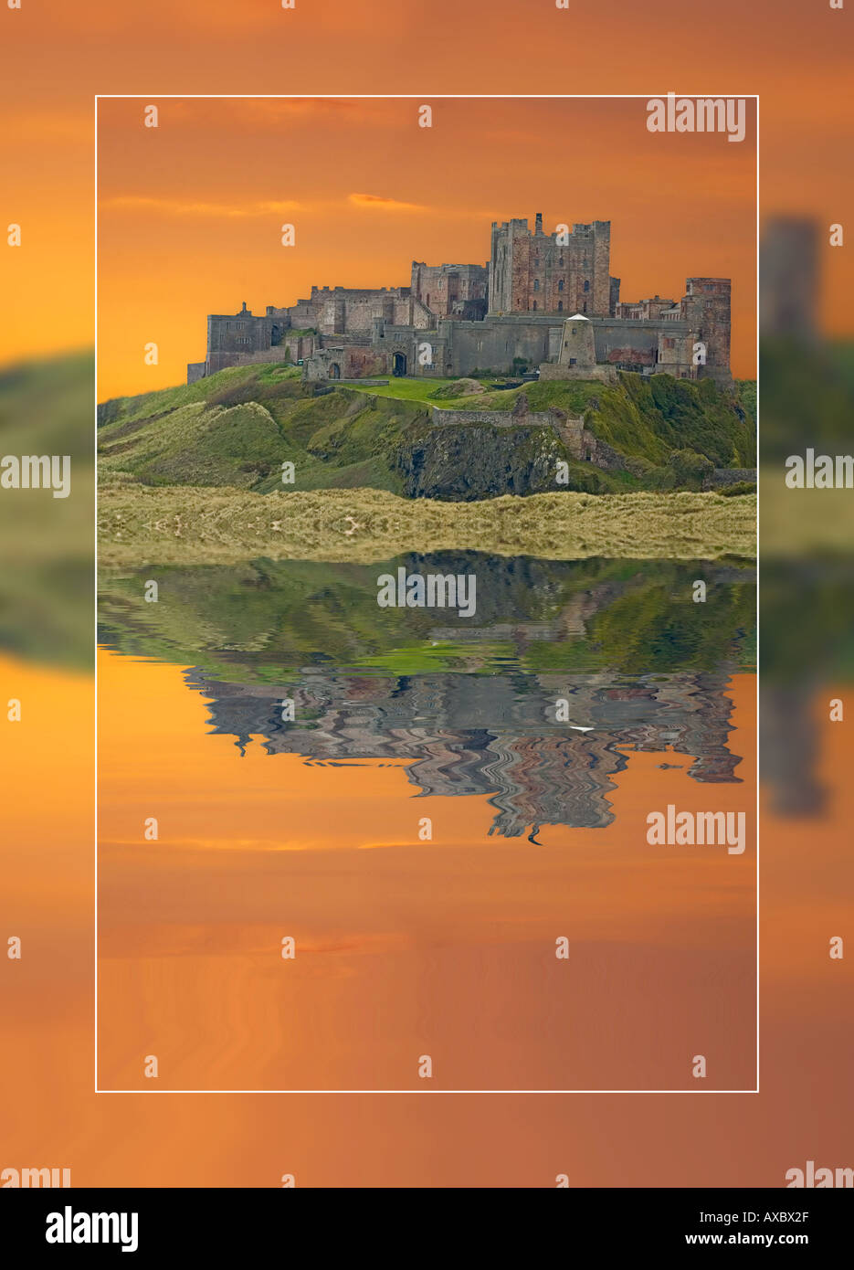 Bamburgh Castle Stockfoto