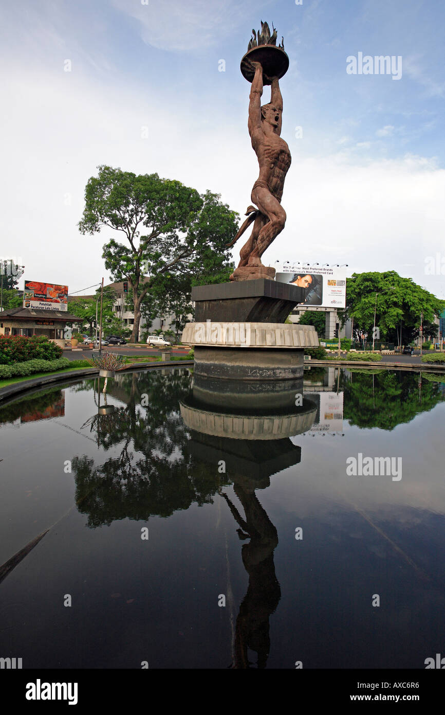 Pemuda Denkmal Süd-Jakarta Indonesien Stockfoto