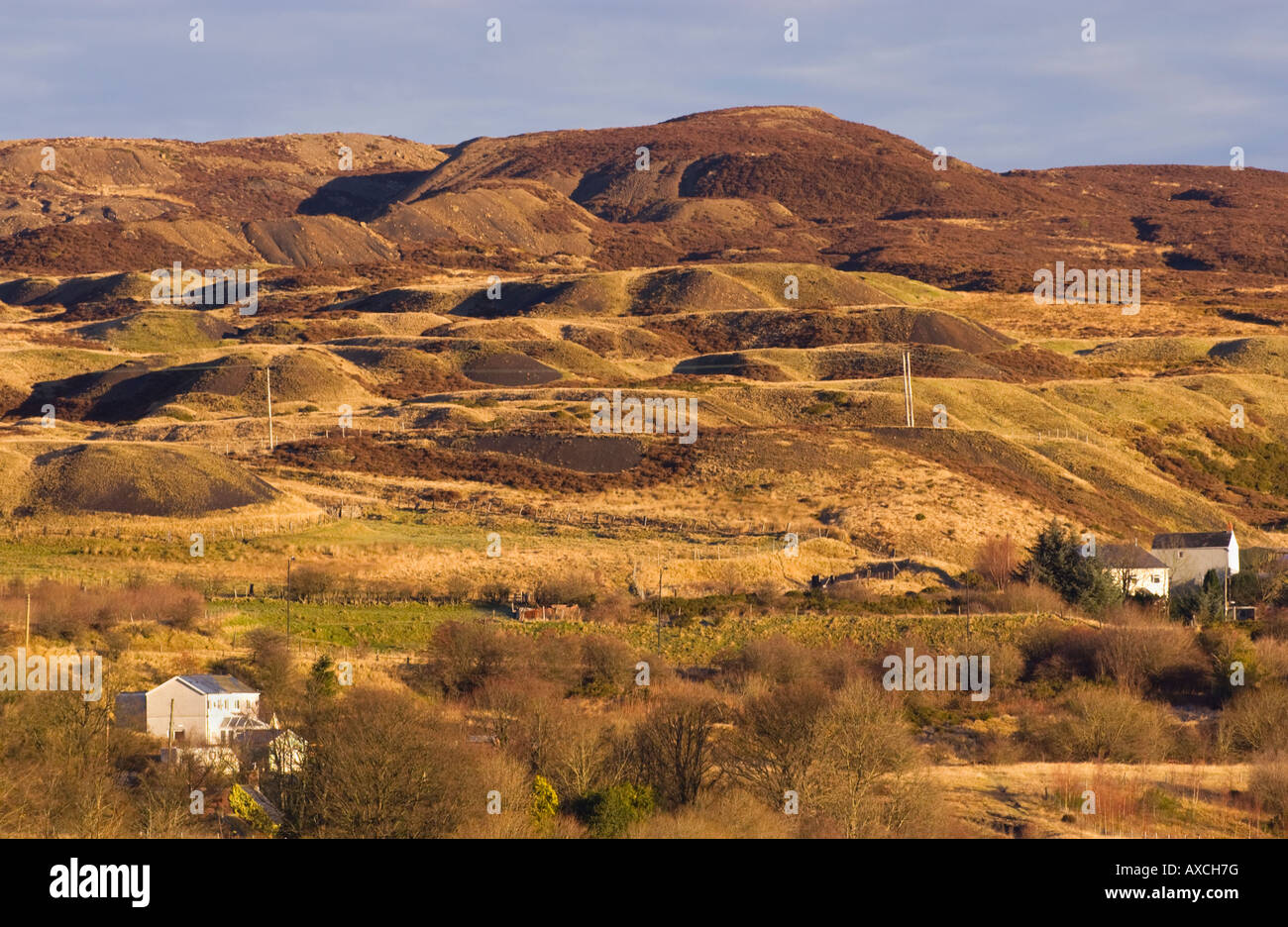 Teil der historische Industrielandschaft Blaenavon Torfaen South Wales UK EU Stockfoto