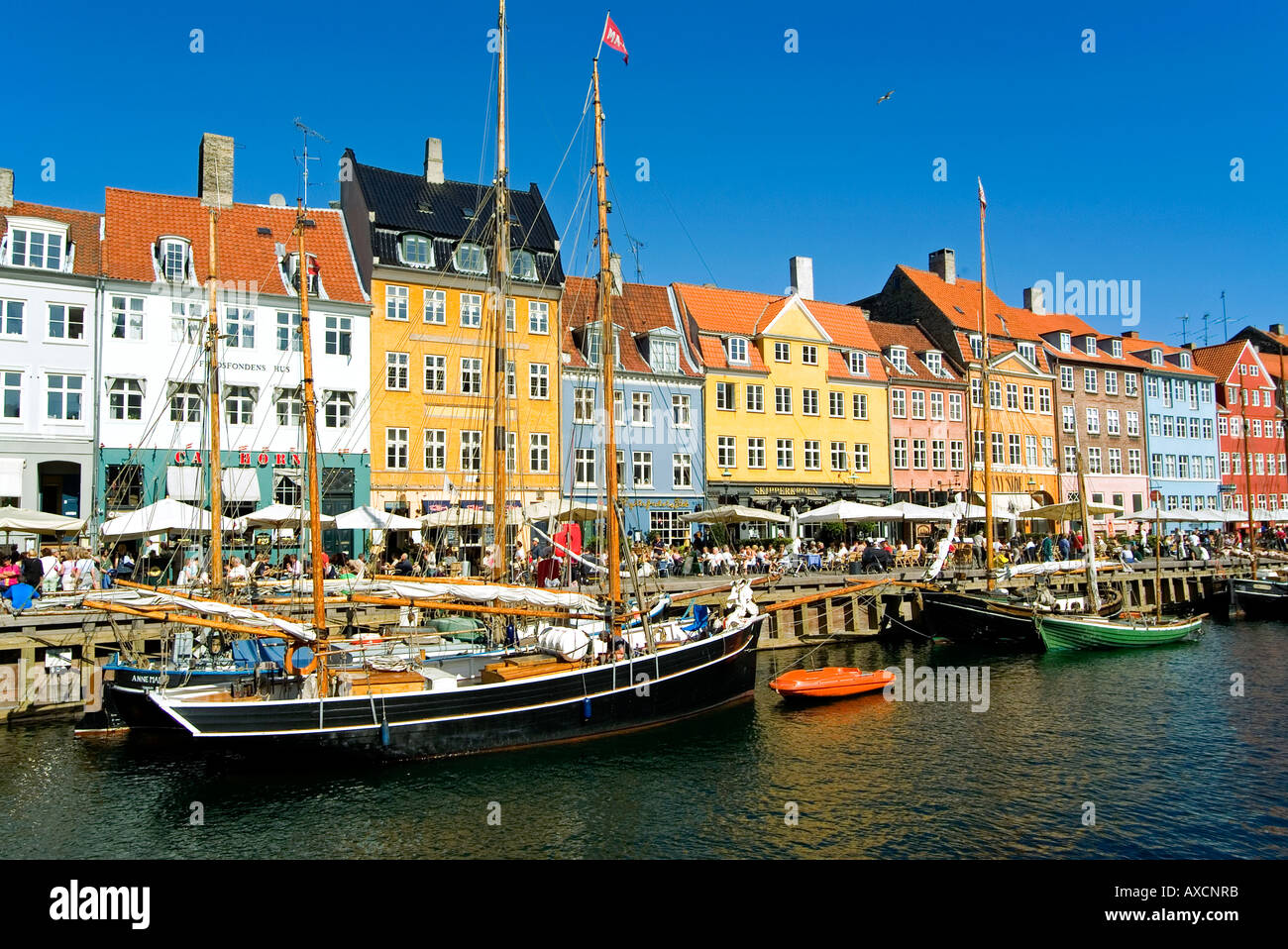 Nyhvan Kanal. Copenhagen.Denmark Stockfoto