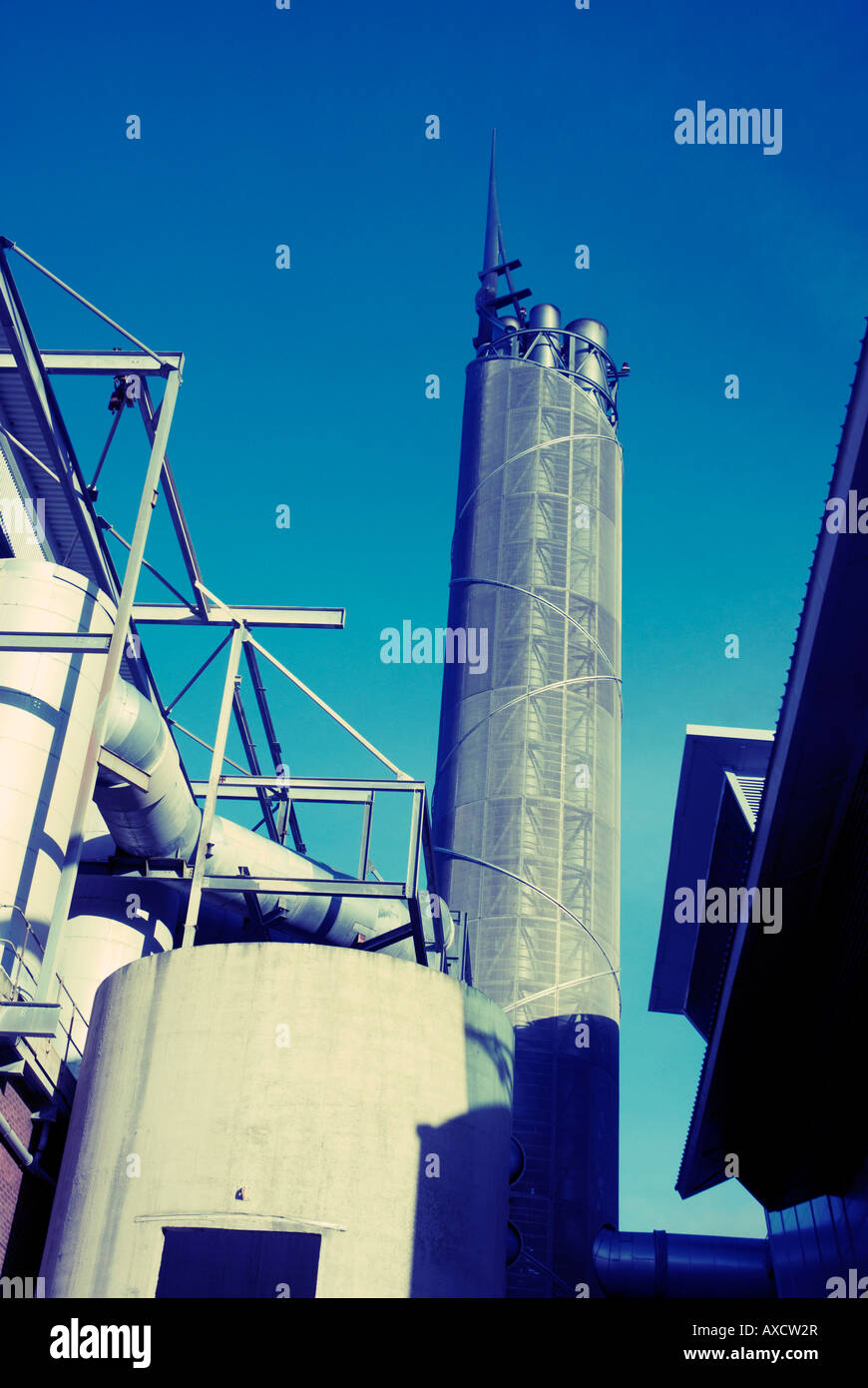 Manx Electricity Authority Schornstein Stockfoto