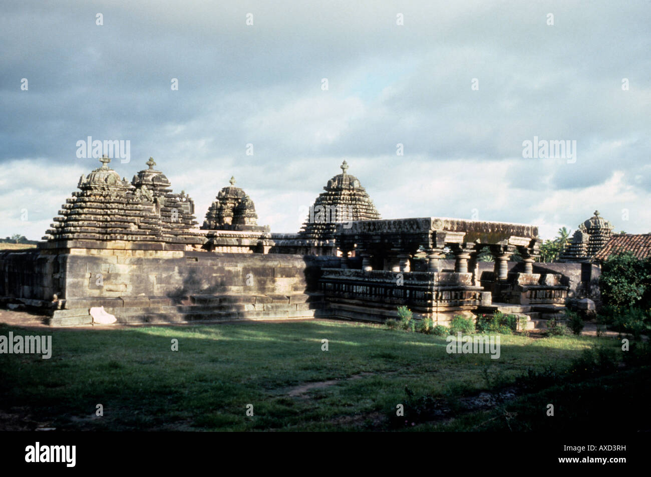 Doddayaddav (Indien) Lakshmidevi Tempel Ansicht aus Nordosten. Karnataka Stockfoto