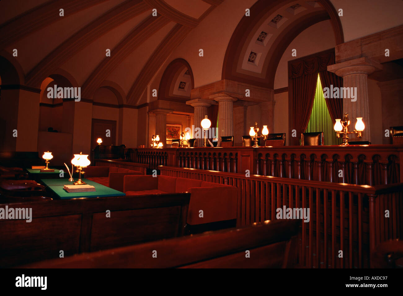 Alten Senat Kammern U.S. Kapitol Washington DC USA Stockfoto