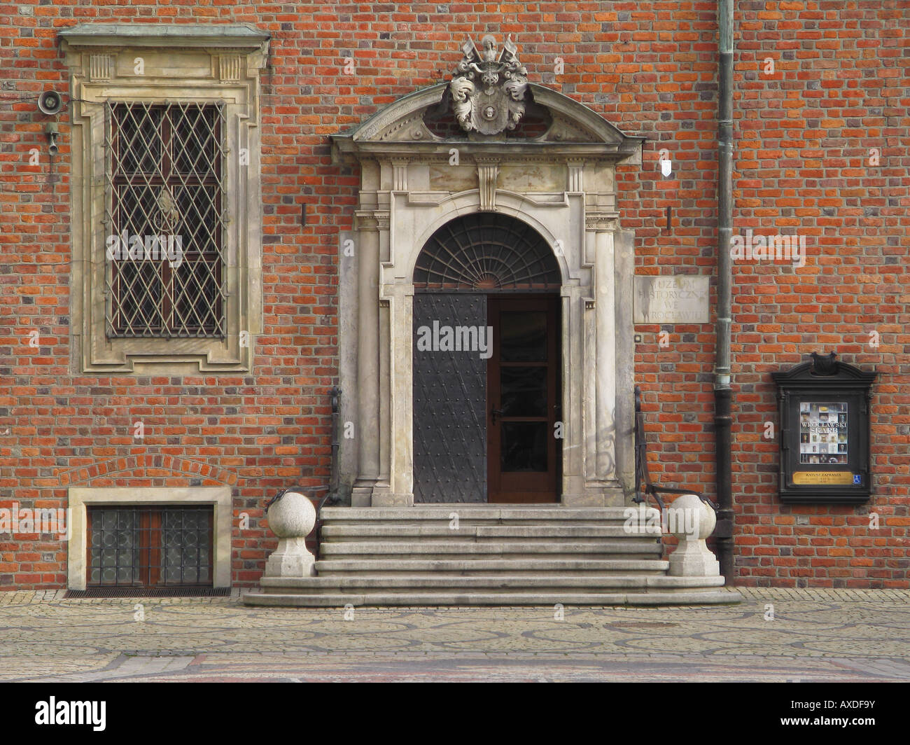 Westeingang. Stadt Hall.Wrocław.Lower Schlesien Polen Stockfoto