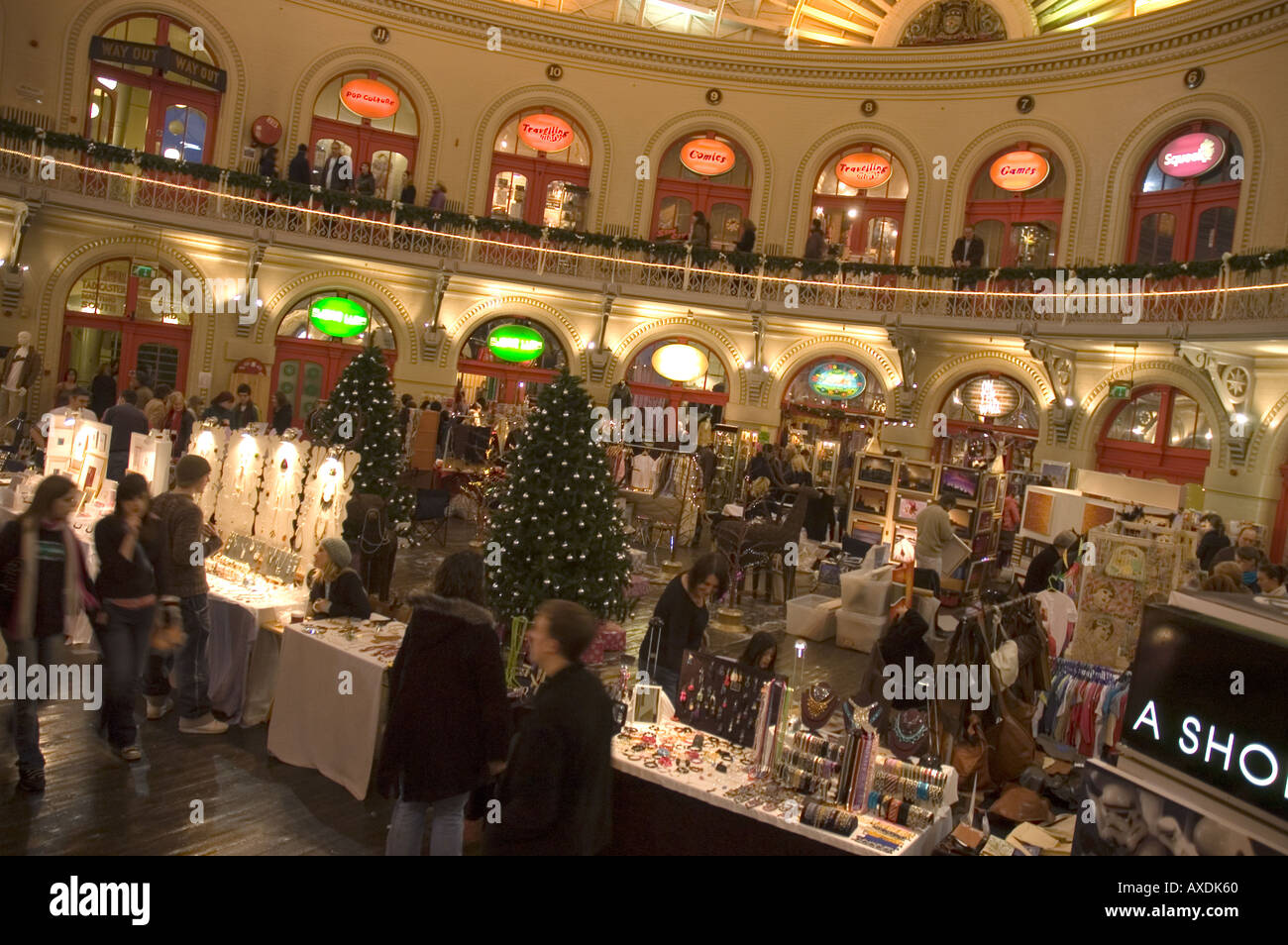 Corn Exchange - Leeds zu Weihnachten Stockfoto